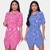 Kit 2 Vestido Chemise Feminino Listrado Moda Blogueira - loja online