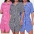 Kit 3 Vestido Chemise Feminino Listrado Moda Blogueira - comprar online