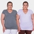 Imagem do Kit 2 Blusa Feminina Plus Size Decote V