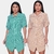 Kit 2 Vestido Chemise Feminino Listrado Moda Blogueira - comprar online