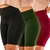 Kit 3 Bermudas Suplex Academia Fitness Feminino Cintura Alta - loja online