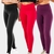 Kit 3 Calça Legging Fitnes Academia Suplex Sem Transparência