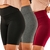 Kit 3 Bermudas Suplex Academia Fitness Feminino Cintura Alta - Mallinus