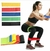 Kit Faixa Elástica Band Extensor 5 NÍveis Resistance Belt