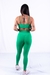 Conjunto Fitness Top Triângulo e Calça Empina Verde Texturizado - comprar online