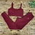 Conjunto Fitness Top Básico e Calça Básica Marsala Canelado