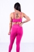 Conjunto Fitness Top Triângulo e Calça Empina Pink Texturizado - comprar online