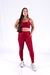 Conjunto Fitness Top Básico e Calça Básica Leblon Marsala