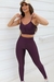 Conjunto Fitness Top Bel e Calça Básica Açai