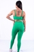 Conjunto Fitness Top Básico e Calça Básica Verde Texturizado - comprar online