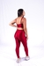 Conjunto Fitness Top Básico e Calça Básica Leblon Marsala - comprar online