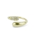 Anillo ajustable con zirconia