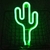 Lampara Led Colgante Cactus Verde