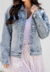 Chaqueta Denim Perlas