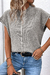 Sweater gris manga corta - comprar online