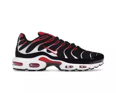 Air Max TN Plus Black White University Red