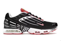 Air Max Plus TN 3 Black White Track Red