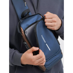 Combo Morral Antirrobo Premium + mini cargador portatil con linterna en internet