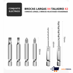 Destornillador Inalámbrico 46 Piezas FlexPro