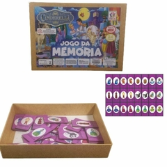 Jogo da Memória Cinderella 24 Peças