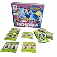 Jogo da Memoria Branca de Neve Caixa Papel