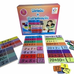 Jogo Educativo Divisão e Multiplicação Caixa Papel