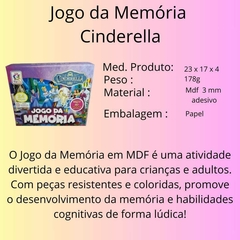 Jogo da Memoria Cinderella Caixa Papel na internet