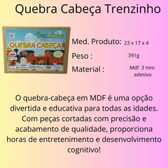 Quebra Cabeça Trenzinho 24 Peças na internet