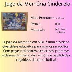 Jogo da Memória Cinderella 24 Peças na internet