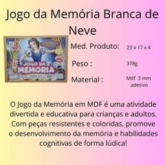 Jogo da Memória Branca de Neve 24 Peças na internet