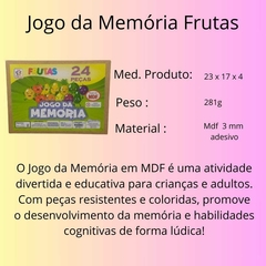 Jogo da Memória Frutas 24 Peças na internet