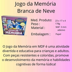 Jogo da Memoria Branca de Neve Caixa Papel na internet