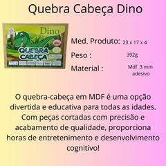 Quebra Cabeça Dino 24 Peças na internet