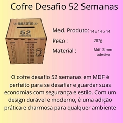 Cofre Desafio 52 Semanas na internet