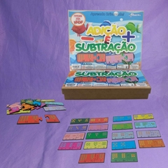 Jogo Educativo Adição e Subtração 36 Peças - MiHe Decor & Style