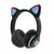 Fone de Ouvido Gato Com Carinha Sem Fio Bluetooth Com Orelhas - comprar online