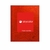 CUADERNO 16X21 T/D 57GRS X42HJS RAYADO FORRADO ROJO