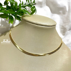 Choker - Malha - Dourado