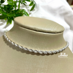 Choker - Cordão Baiano - Prata