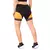 Short Fitness Preto Detalhe Amarelo e Branco REF LC38 - comprar online