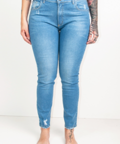 Lady Jean Super Slim Austin C/roturas celeste 2805-1