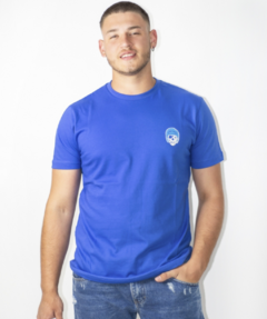 Man Remera Skull Azul francia 619-2AF