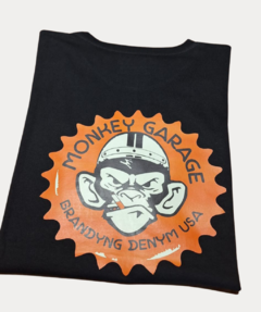 Man Remera Monkey Negra 620N - comprar online