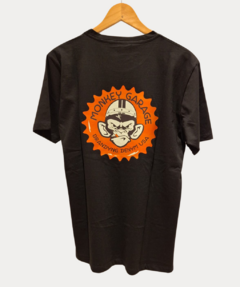 Man Remera Monkey Negra 620N