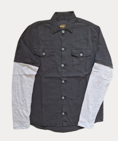 Camisa de Jean Garage Negra 4197-1N