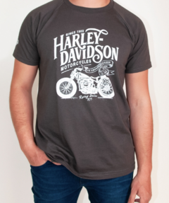 Man Remera Harley Gris oscuro 619GO - comprar online