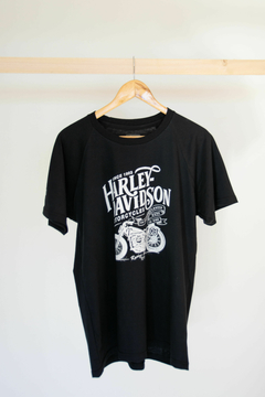 Man Remera Harley Negra 619NE - Denym Usa