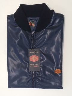 Campera Bomber Azul brillosa 3016-2A - Denym Usa