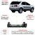 Parachoque Traseiro Toyota Hilux SW4 2005/2011 Com furo para Sensor