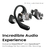 SHOKZ OpenFit Black - Fones de ouvido Bluetooth sem fio verdadeiros de ouvido aberto com microfone na internet